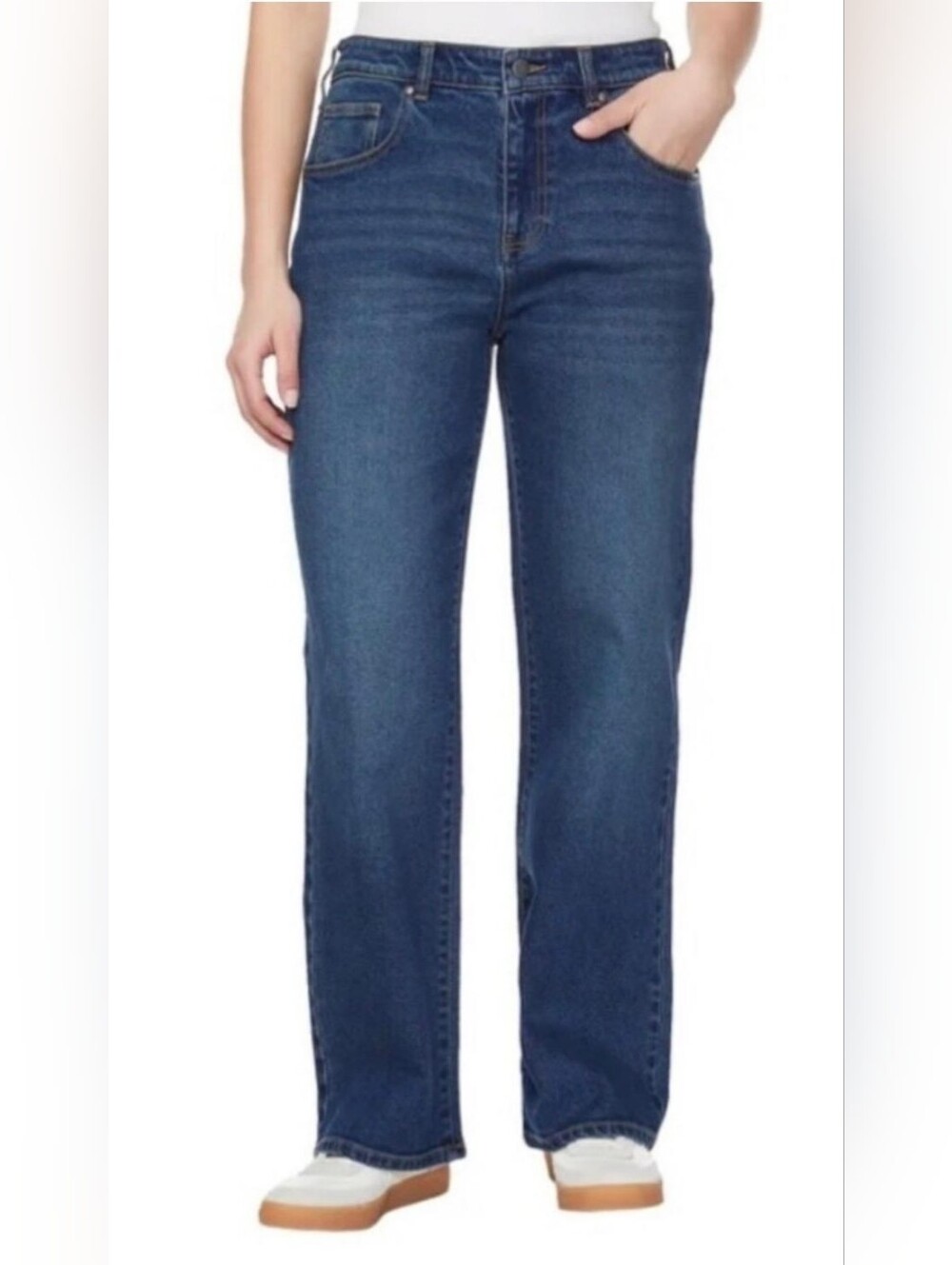 Classic High-Rise Wide-Leg Jeans